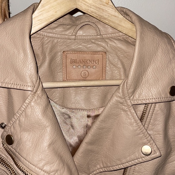 NWOT Blank NYC Faux Leather Motorcycle Jacket - Picture 2 of 2